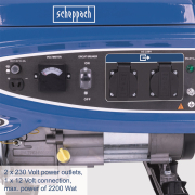 Scheppach SG 2700 Rámová elektrocentrála 2 200W s regulací AVR Náhled