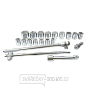 Sada nástrčných klíčů, 21dílná, 3/4