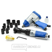 Pneumatická sada nářadí, 1“ráčna 80Nm, 1“rázový utahovák 850Nm, 14ks příslušenství – GEKO Pneumatická sada nářadí, 1“ráčna 80Nm, 1“rázový utahovák 850Nm, 14ks příslušenství – GEKO náhled