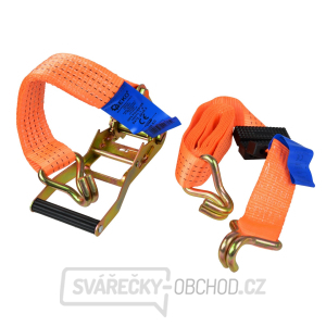 Popruh s háky a ERGO ráčnou, 5t, 4m GEKO Popruh s háky a ERGO ráčnou, 5t, 4m GEKO gallery main image