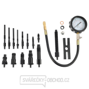 Tlakoměr komprese naftových motorů s 17dílnou sadou adaptérů (5) Náhled