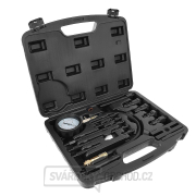Tlakoměr komprese naftových motorů s 17dílnou sadou adaptérů (5) Náhled
