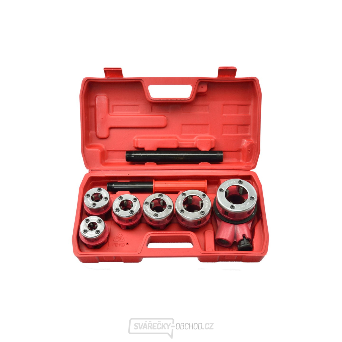 Sada závitníků na trubky, 6 oček GEKO Sada závitníků na trubky, 6 oček GEKO gallery main image