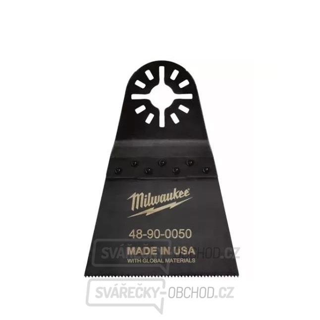 Milwaukee nůž 64mm dvoukovový široký pro řezání kovových plechů,dřeva s hřebíky a plastů - 1 ks