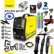 KOWAX GeniWeld®5v1 200 + kukla PANTER + redukční ventil CO2 + redukční ventil Ar+CO2 + tlak.lahev CO2 8l  Náhled