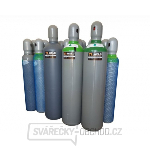 Plynová tlaková láhev ARGON 20l 200 Bar plná 4,5 m3 závit W21,8