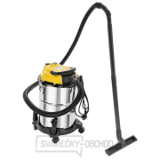 Průmyslový vysavač na mokré i suché vysávání 25 l se zásuvkou + příslušenství (1) Náhled