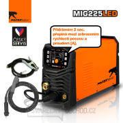 PANTERMAX MIG225LED invertorová svářečka MIG/TIG/MMA + Kabely 3m + Hořák + Kukla + plná Co2 láhev + Red. ventil PANTERMAX MIG225LED invertorová svářečka MIG/TIG/MMA + Kabely 3m + Hořák + Kukla + plná Co2 láhev + Red. ventil náhled