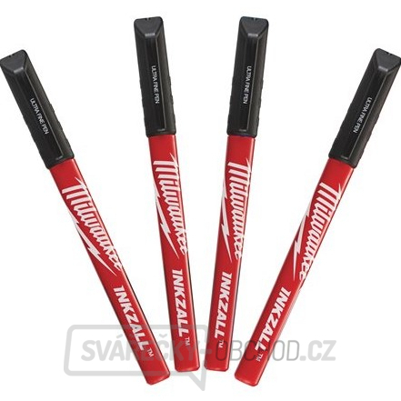 Milwaukee Popisovač s jemným tenkým hrotem - 4ks