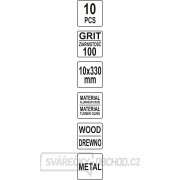 Brusný pás  P100 , 10x330mm 10ks Náhled