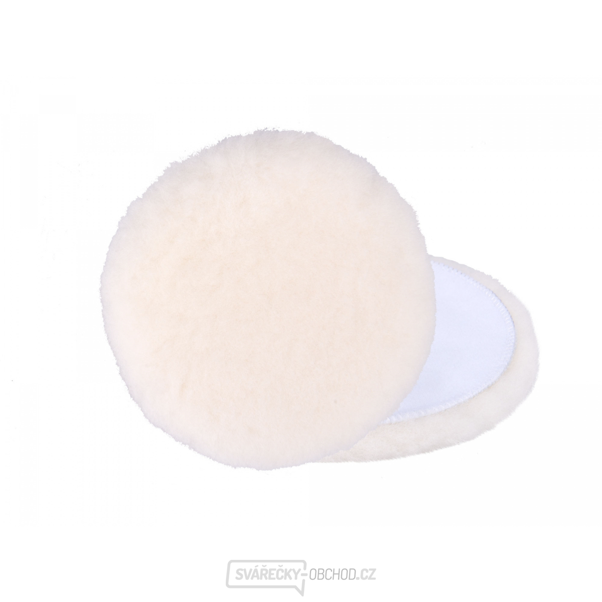Kotouč leštící vlněný, ovčí rouno, T160, ⌀150mm, suchý zip