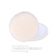 Kotouč leštící vlněný, ovčí rouno, T160, ⌀150mm, suchý zip Kotouč leštící vlněný, ovčí rouno, T160, ⌀150mm, suchý zip gallery main image