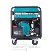 Elektrocentrála benzínová 23,5HP/12kW/15kVA (400V), 12kW (230V), podvozek náhled