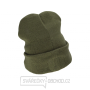 Čepice s čelovkou 4x45lm, USB nabíjení, fluorescentní oranžová/khaki zelená, oboustranná, univerzální velikost náhled