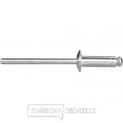 Nýty trhací hliníkové sada 1000ks, O 4,0x12,7mm plochá hlava Nýty trhací hliníkové sada 1000ks, O 4,0x12,7mm plochá hlava gallery main image