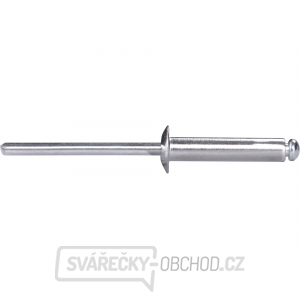 Nýty trhací hliníkové sada 500ks, O 4,0x19mm plochá hlava Nýty trhací hliníkové sada 500ks, O 4,0x19mm plochá hlava gallery main image