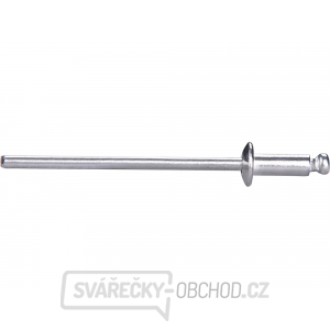 Nýty trhací hliníkové sada 1000ks, O 2,4x6mm plochá hlava Nýty trhací hliníkové sada 1000ks, O 2,4x6mm plochá hlava gallery main image