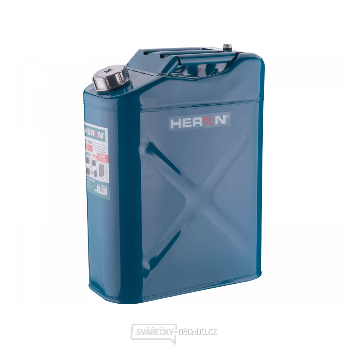 Kanystr ocelový na benzín, 20L