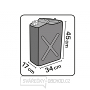 Kanystr ocelový na benzín, 20L náhled