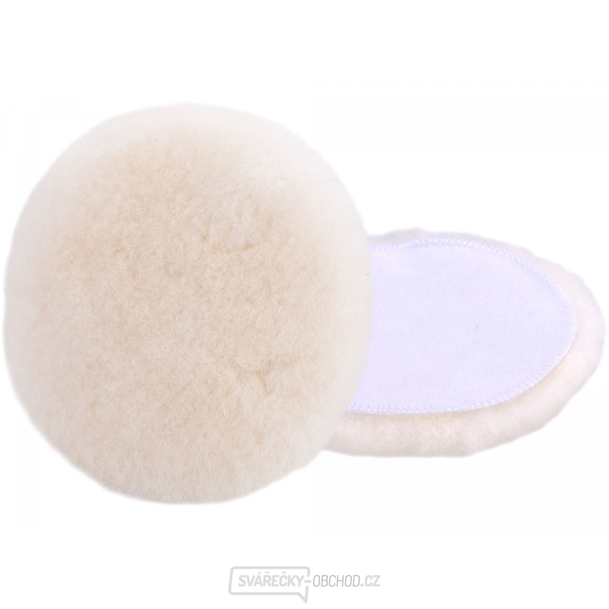 Kotouč leštící vlněný, ovčí rouno, T160, ⌀125mm, suchý zip