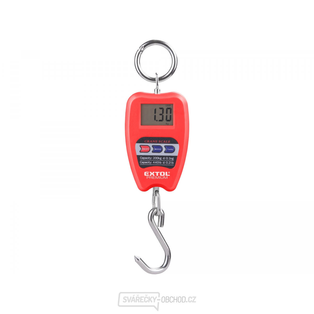 Váha závěsná digitální, 0,35 - 200kg