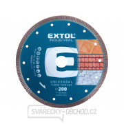 Kotouč diamantový řezný, turbo Thin Cut, suché i mokré řezání, O 200x25,4x2mm Kotouč diamantový řezný, turbo Thin Cut, suché i mokré řezání, O 200x25,4x2mm gallery main image