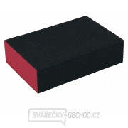 Brusná houba, 100x70x25mm, P60, čtyřstranná, abrazivo-korund Brusná houba, 100x70x25mm, P60, čtyřstranná, abrazivo-korund gallery main image