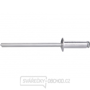 Nýty trhací hliníkové sada 1000ks, O 3,2x9,6mm plochá hlava Nýty trhací hliníkové sada 1000ks, O 3,2x9,6mm plochá hlava gallery main image