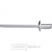 Nýty trhací hliníkové sada 1000ks, O 4,0x6,4mm plochá hlava Nýty trhací hliníkové sada 1000ks, O 4,0x6,4mm plochá hlava gallery main image