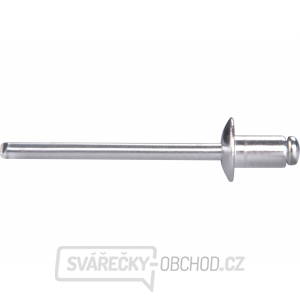 Nýty trhací hliníkové sada 1000ks, O 4,0x6,4mm plochá hlava Nýty trhací hliníkové sada 1000ks, O 4,0x6,4mm plochá hlava gallery main image