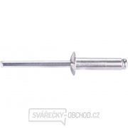 Nýty trhací hliníkové sada 500ks, O 4,8x19mm plochá hlava Nýty trhací hliníkové sada 500ks, O 4,8x19mm plochá hlava gallery main image