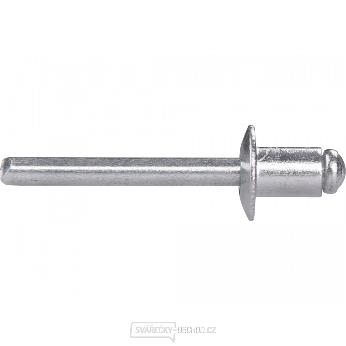 Nýty trhací hliníkové sada 250ks, O 6,4x8mm plochá hlava