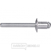 Nýty trhací hliníkové sada 250ks, O 6,4x8mm plochá hlava Nýty trhací hliníkové sada 250ks, O 6,4x8mm plochá hlava gallery main image