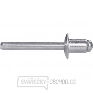 Nýty trhací hliníkové sada 250ks, O 6,4x8mm plochá hlava Nýty trhací hliníkové sada 250ks, O 6,4x8mm plochá hlava gallery main image