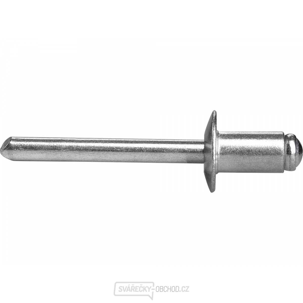 Nýty trhací hliníkové sada 250ks, O 6,4x9,6mm plochá hlava