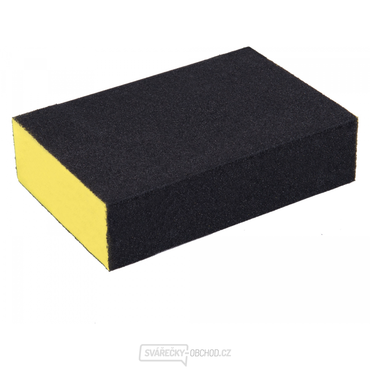 Brusná houba, 100x70x25mm, P100, čtyřstranná, abrazivo-korund