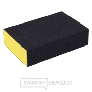 Brusná houba, 100x70x25mm, P100, čtyřstranná, abrazivo-korund Brusná houba, 100x70x25mm, P100, čtyřstranná, abrazivo-korund gallery main image