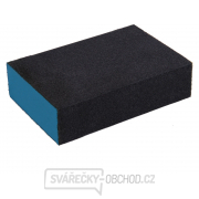 Brusná houba, 100x70x25mm, P220, čtyřstranná, abrazivo-korund Brusná houba, 100x70x25mm, P220, čtyřstranná, abrazivo-korund gallery main image