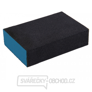 Brusná houba, 100x70x25mm, P220, čtyřstranná, abrazivo-korund Brusná houba, 100x70x25mm, P220, čtyřstranná, abrazivo-korund gallery main image