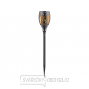 Pochodeň LED s plamenem, 58cm, solární nabíjení, 33 LED Náhled