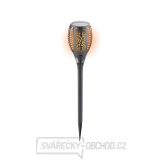 Pochodeň LED s plamenem, 58cm, solární nabíjení, 33 LED náhled