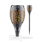 Pochodeň LED s plamenem, 58cm, solární nabíjení, 33 LED Pochodeň LED s plamenem, 58cm, solární nabíjení, 33 LED gallery main image