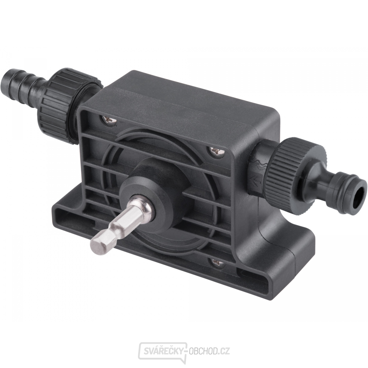 Čerpadlo na vrtačku pro 1/2" hadici, čerp. výkon až 18l/min, otáčky max. 3000/min