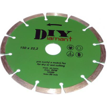Levně DIYS 125 - Diamantový kotouč segmentový 60125000