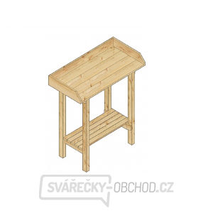 Pracovní stůl do skleníku LANITPLAST HOLZ (S712) LG2439