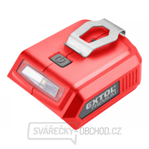Nabíječka aku pro USB zařízení, se světlem, SHARE20V, bez baterie, 5V/2A Nabíječka aku pro USB zařízení, se světlem, SHARE20V, bez baterie, 5V/2A gallery main image