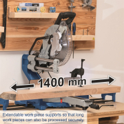 Scheppach HM 305 SL pokosová pila s potahem a laserem náhled