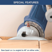 Scheppach HM 305 SL pokosová pila s potahem a laserem náhled