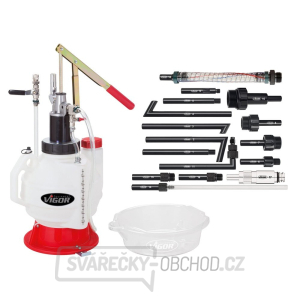 Plnička olejů se sadou adaptérů VIGOR V4385N Plnička olejů se sadou adaptérů VIGOR V4385N gallery main image