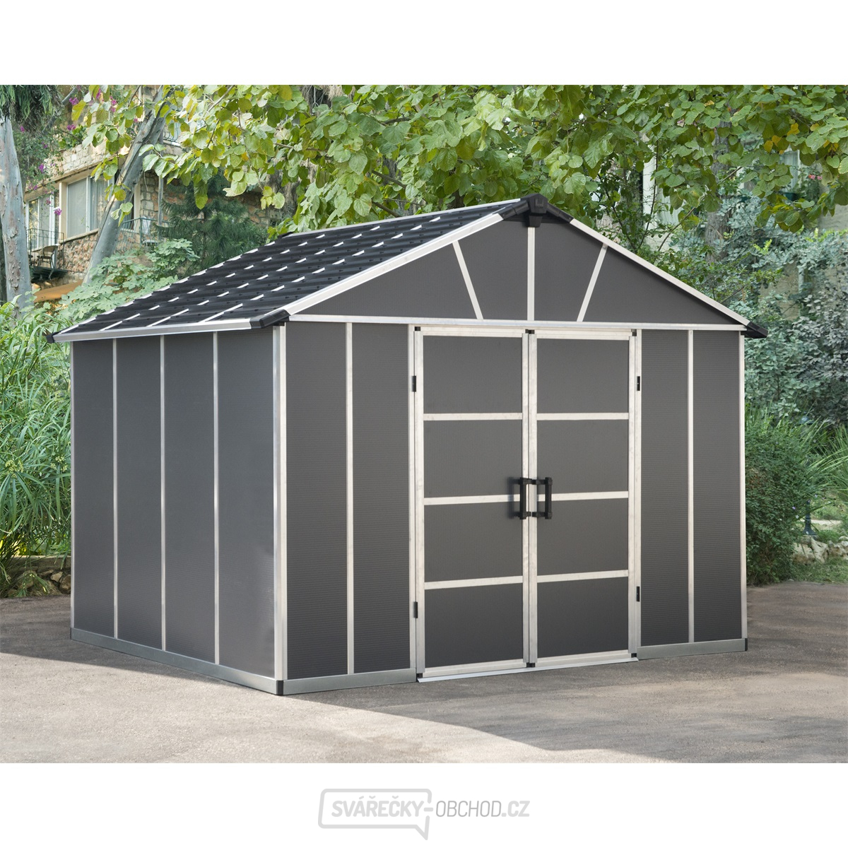 Palram Yukon 11 x 9 antracit heavy duty prostorný domek s možností dalšího rozšíření (základní modul)